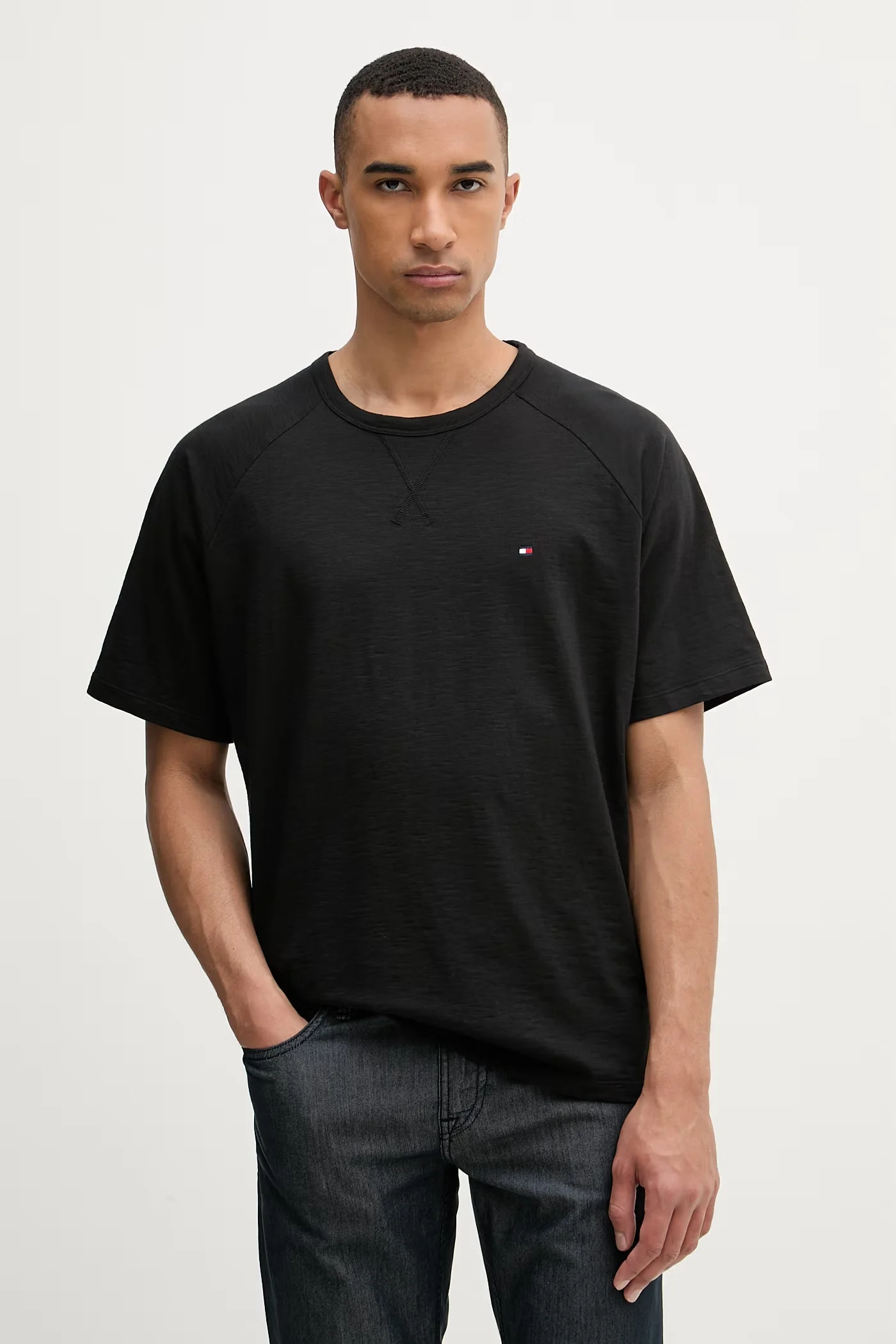 Футболка Tommy Hilfiger cotton, черный