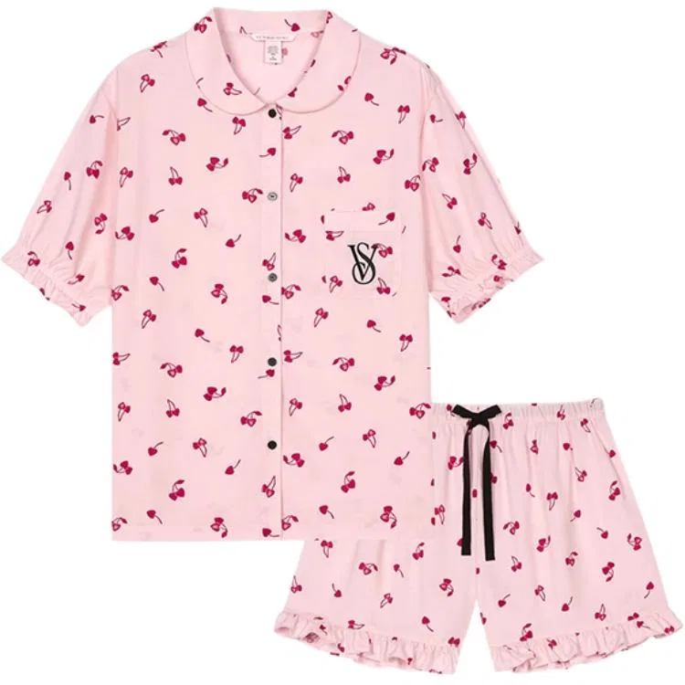 Женский пижамный комплект с принтом Victoria's Secret, Pink