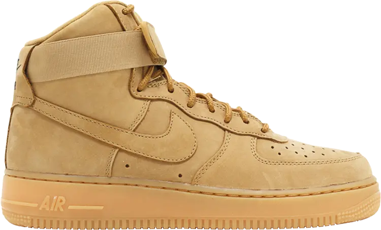 

Кроссовки Nike Wmns Air Force 1 Hi Prm 'Flax', загар, Бежевый, Кроссовки Nike Wmns Air Force 1 Hi Prm 'Flax', загар