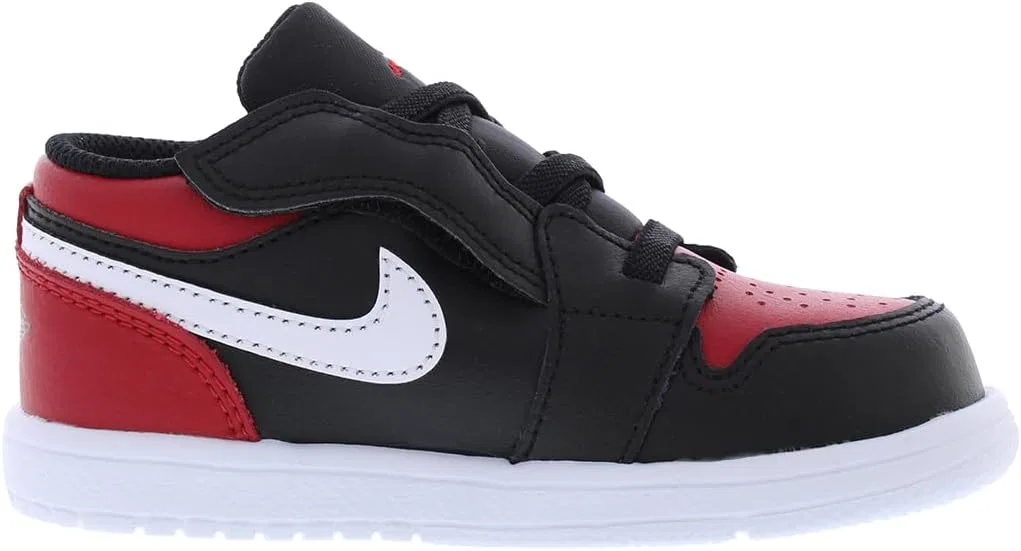 Детские кроссовки для мальчиков Air Jordan Low Alt Nike, Black/Gym Red/White — фото 3