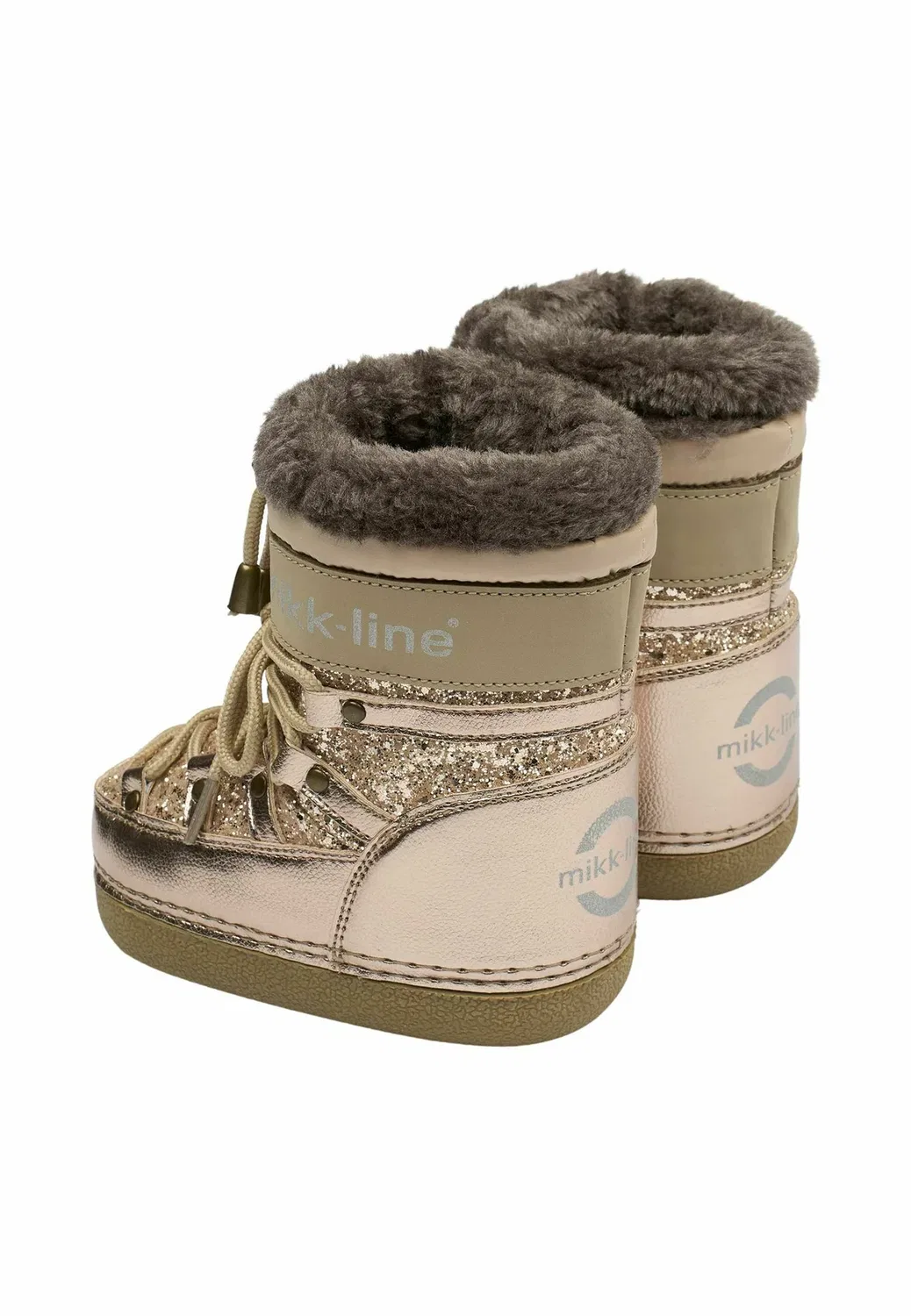 Блестки для зимних сапог - детская обувь Mikk-Line, Champagne Glitter — фото 3