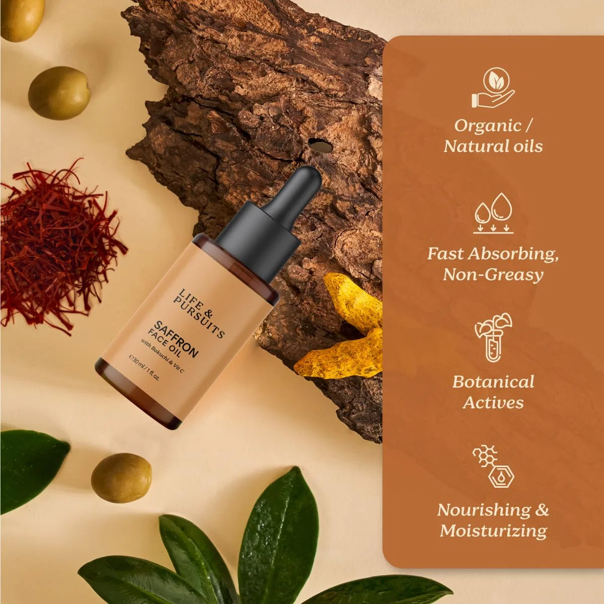Масло для лица Saffron Life & Pursuits 1 fl oz — фото 4