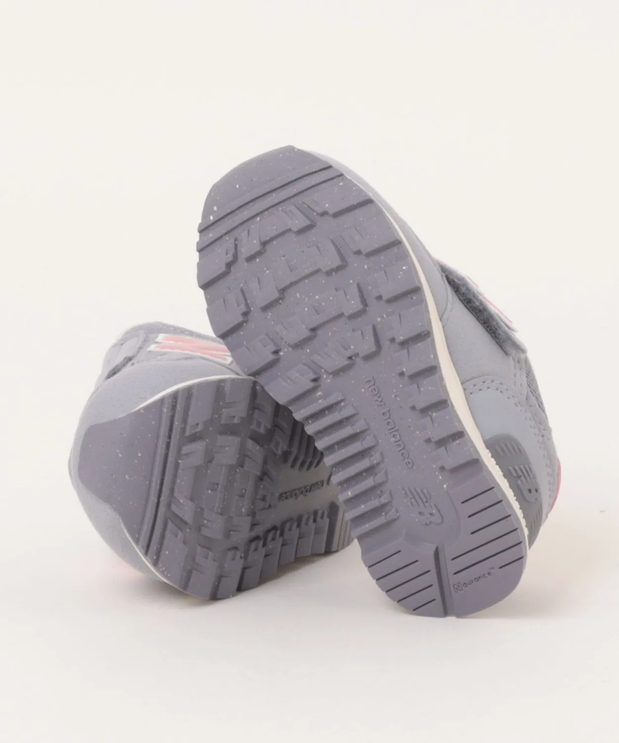 Детские кроссовки на липучках с логотипом I3132F8 New Balance, Серый — фото 3