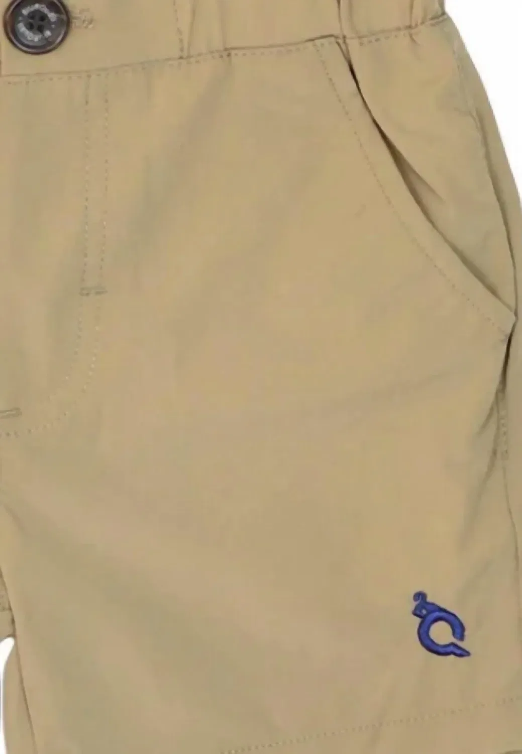 Детские шорты повседневные из полиэстера Blue Quail Clothing Co., Khaki — фото 2