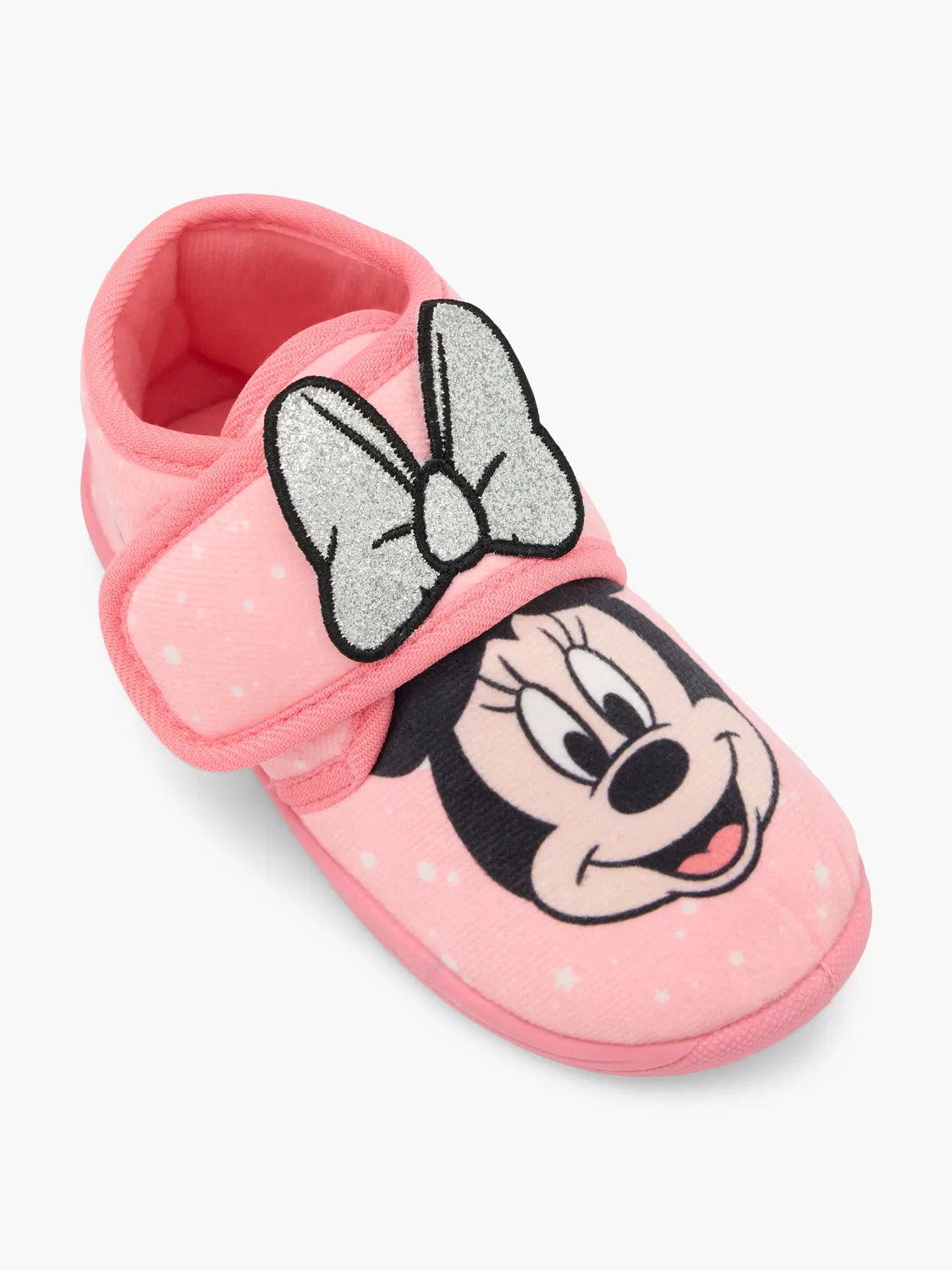 Детские закрытые тапочки Minnie Mouse, розовый — фото 2