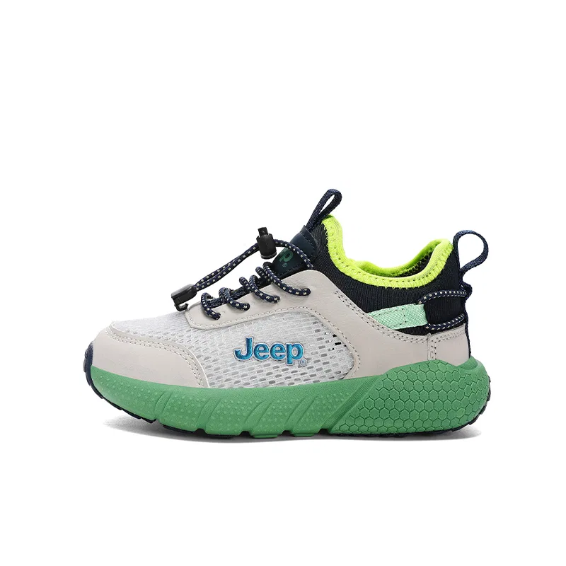 Детские кроссовки дышащие с амортизацией Jeep, Light Gray Green