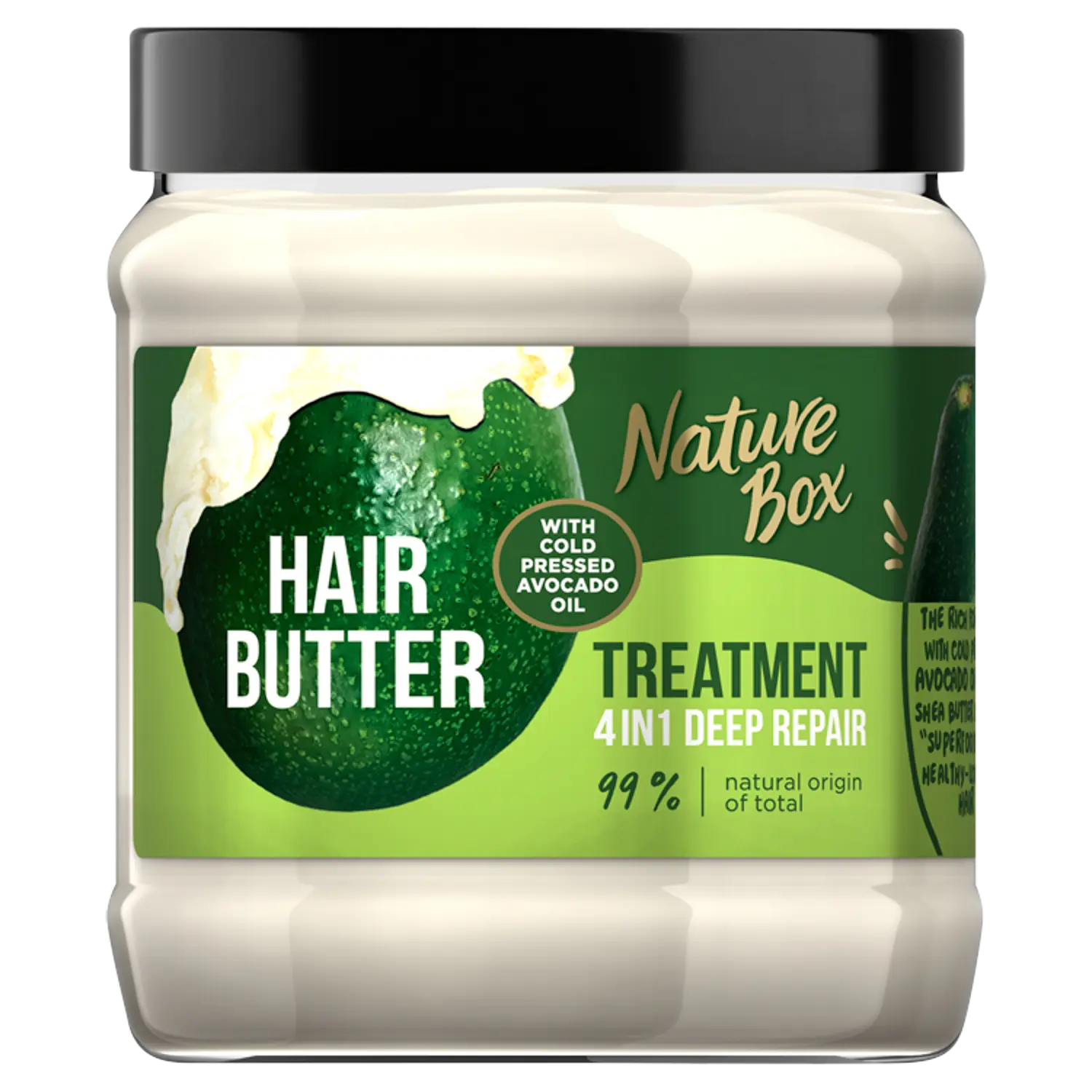 

Nature Box Hair Butter Глубоко восстанавливающая маска для волос 4в1, 300 мл