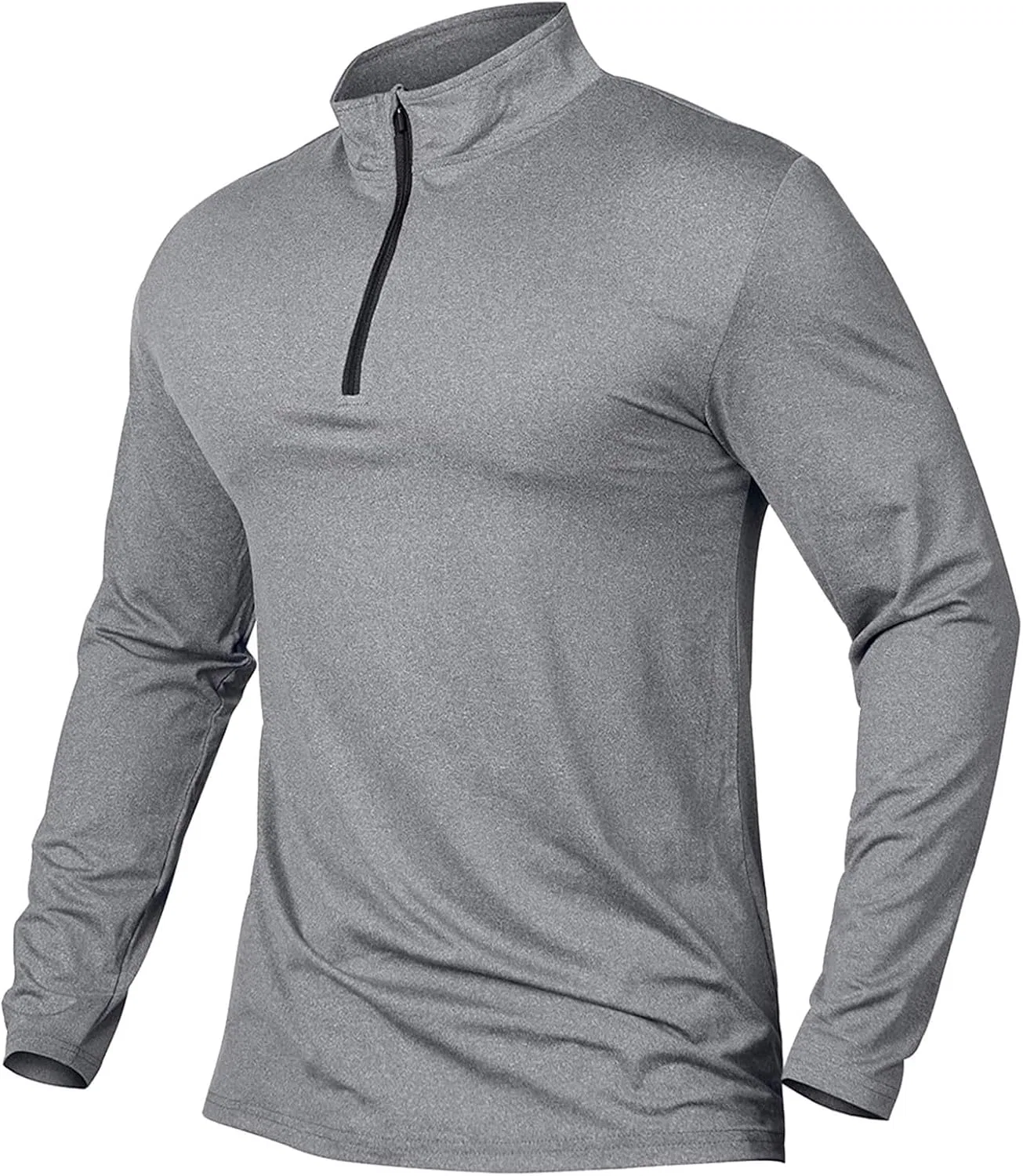 Мужская спортивная футболка с полузамком Runbana, Grey