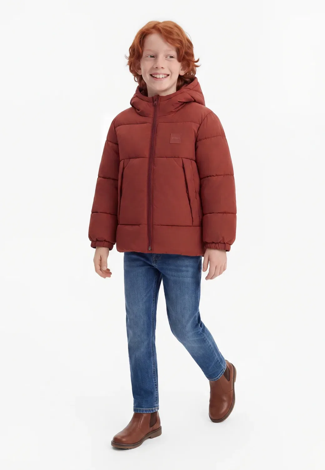 Пуховик - зимняя куртка Boss Kidswear, Crimson