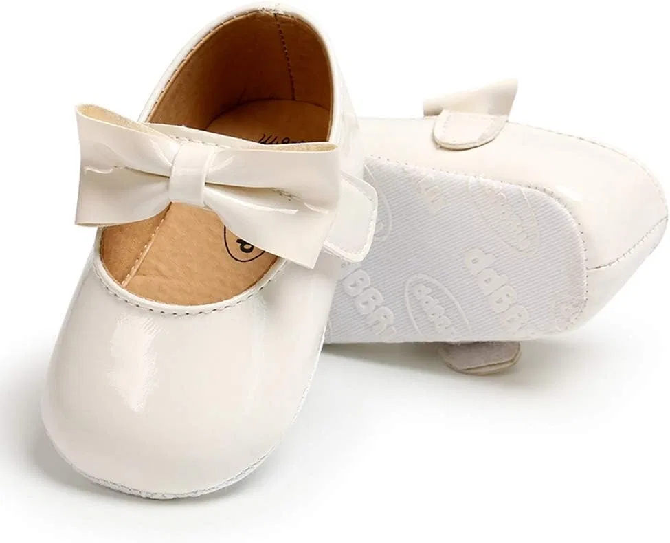 Детские туфли Мэри Джейн для девочек Princess Sparkly Mary Jane RVROVIC, White