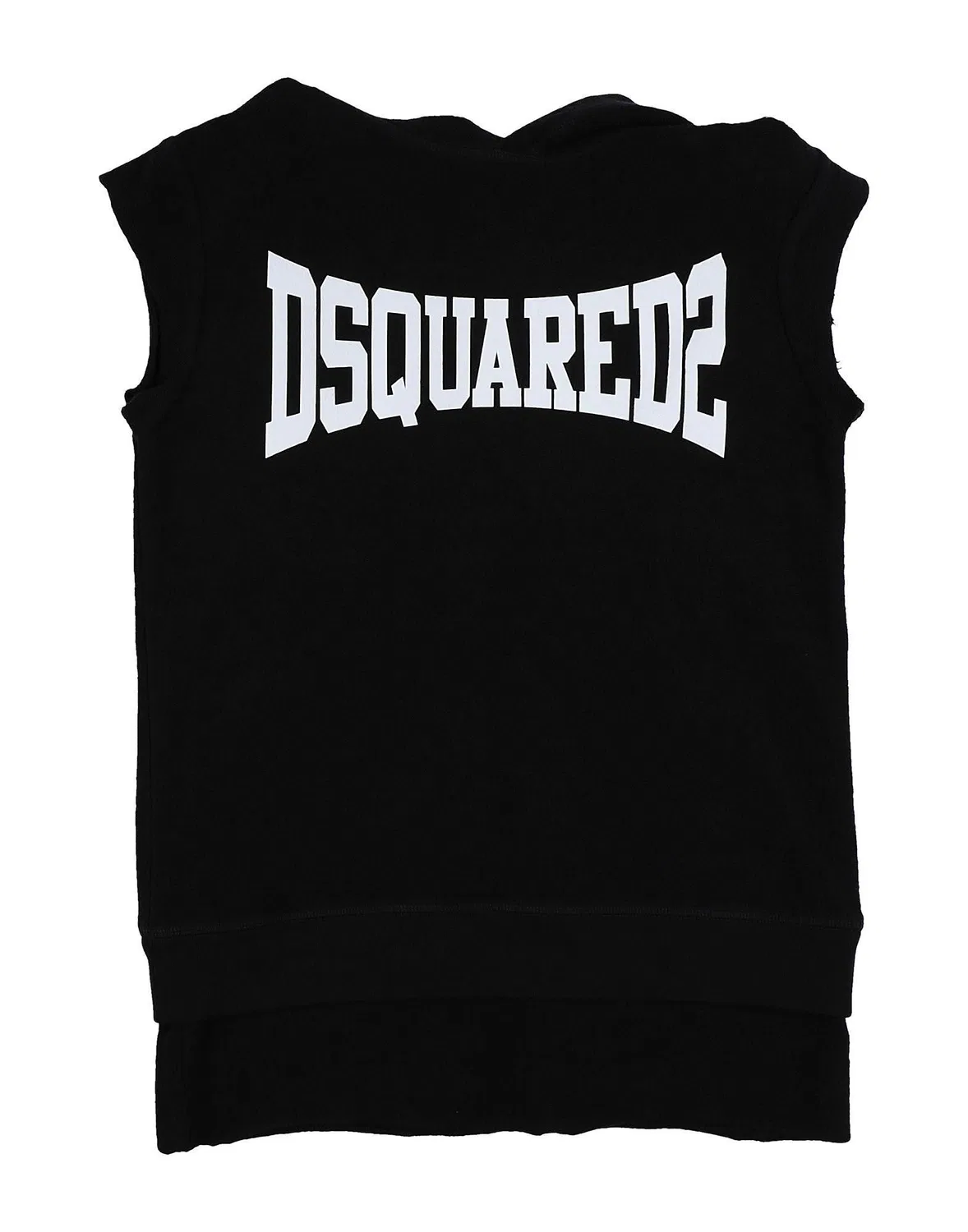 Детское платье для девочек с принтом Dsquared2, черный