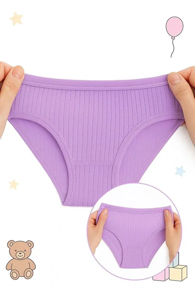 Детский комплект трусов для девочек хлопковый Exlove, Multicolor — фото 2