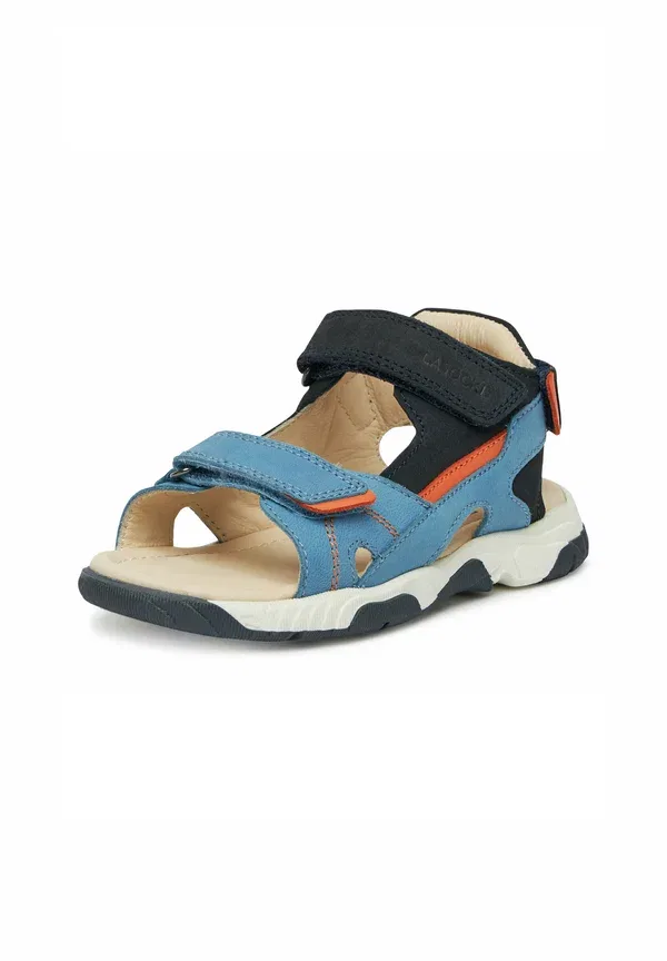 Сандалии кожаные walking sandals Lasocki Kids, синий — фото 2
