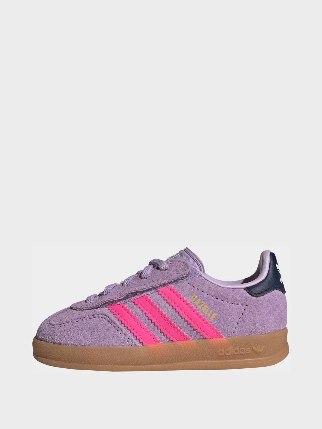 Кроссовки Gazelle Indoor adidas, розово-фиолетовые — фото 3