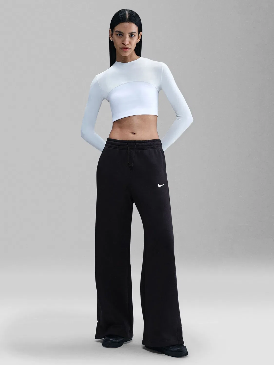 Джоггеры Nike Sportswear Phoenix Fleece, черный