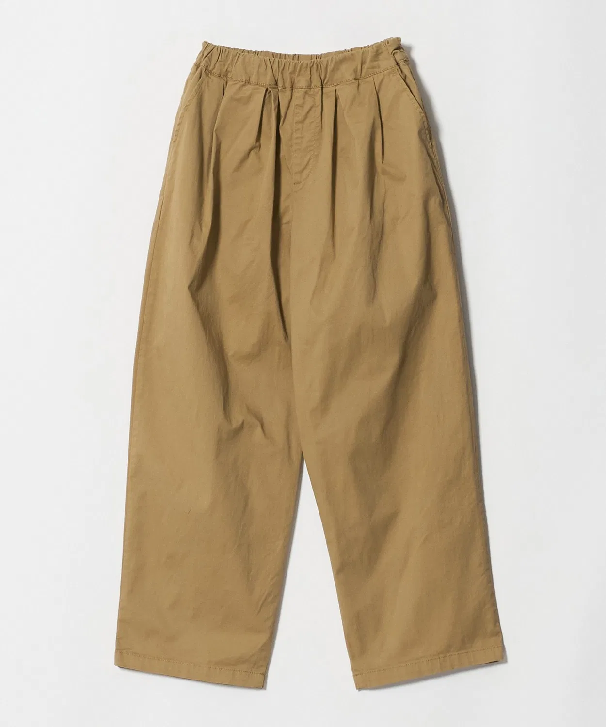Детские брюки чинос с защипами Light Twill Two-Tuck Pants green label relaxing, Бежевый
