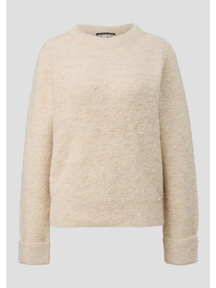 

Вязаный свитер в цвете 02W0_светло-бежевый QS