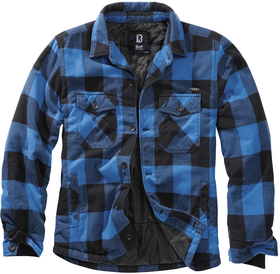 

Куртка Brandit Lumber Jacket, цвет Black/Blue, Черный, Куртка Brandit Lumber Jacket, цвет Black/Blue