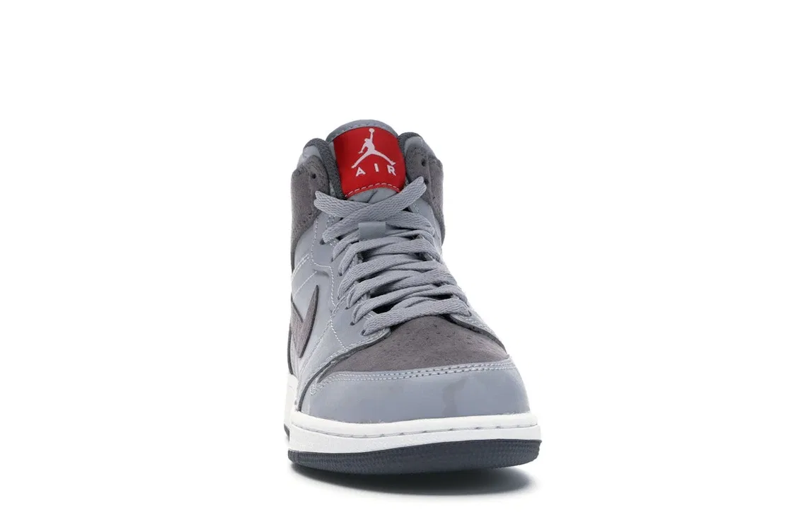 Детские кроссовки Lifestyle Jordan 1 Retro High Jordan, Wolf Grey/Dark Grey-White-University Red — фото 2