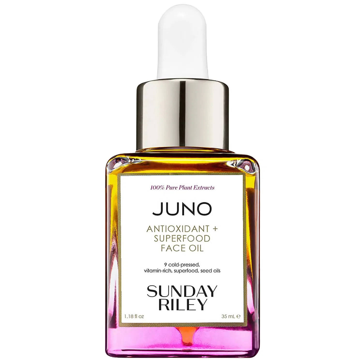 Масло для лица с антиоксидантами и суперфудами JUNO Sunday Riley, 35 мл
