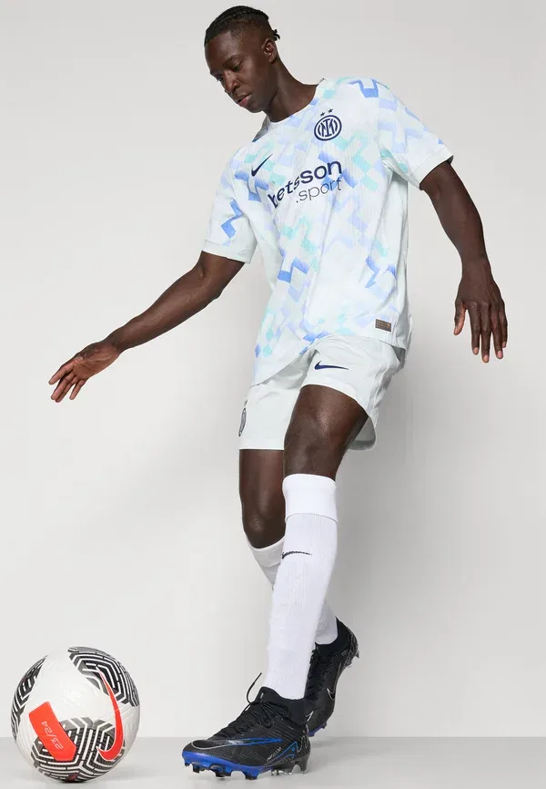 Футболка с технологией Dri-fit Inter Milan Match Away, Nike Performance, Ghost Aqua/White/Blue Void, белый/голубой — фото 4