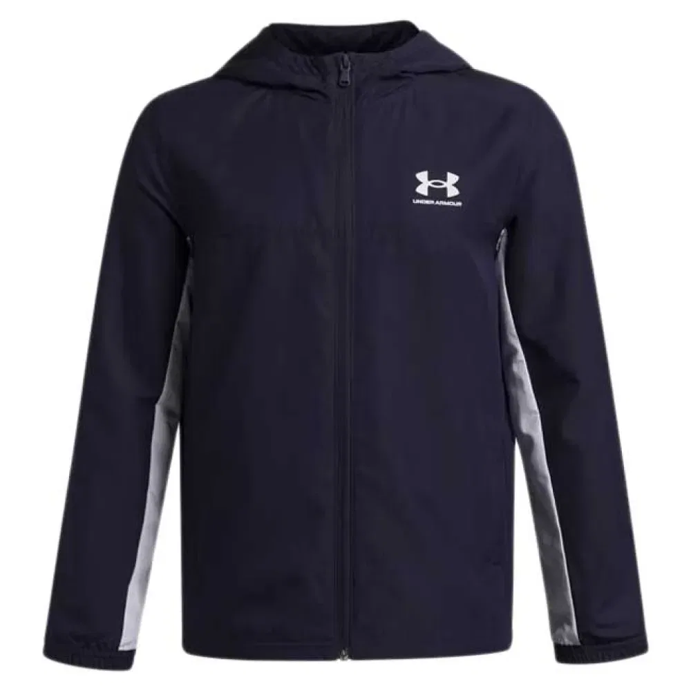 Детская куртка для мальчиков ветрозащитная Rival Woven Under armour, Blue — фото 3