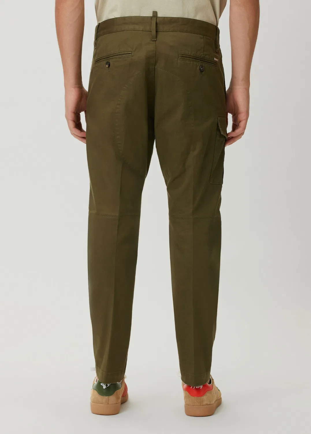 Карго брюки Dsquared2, khaki — фото 3
