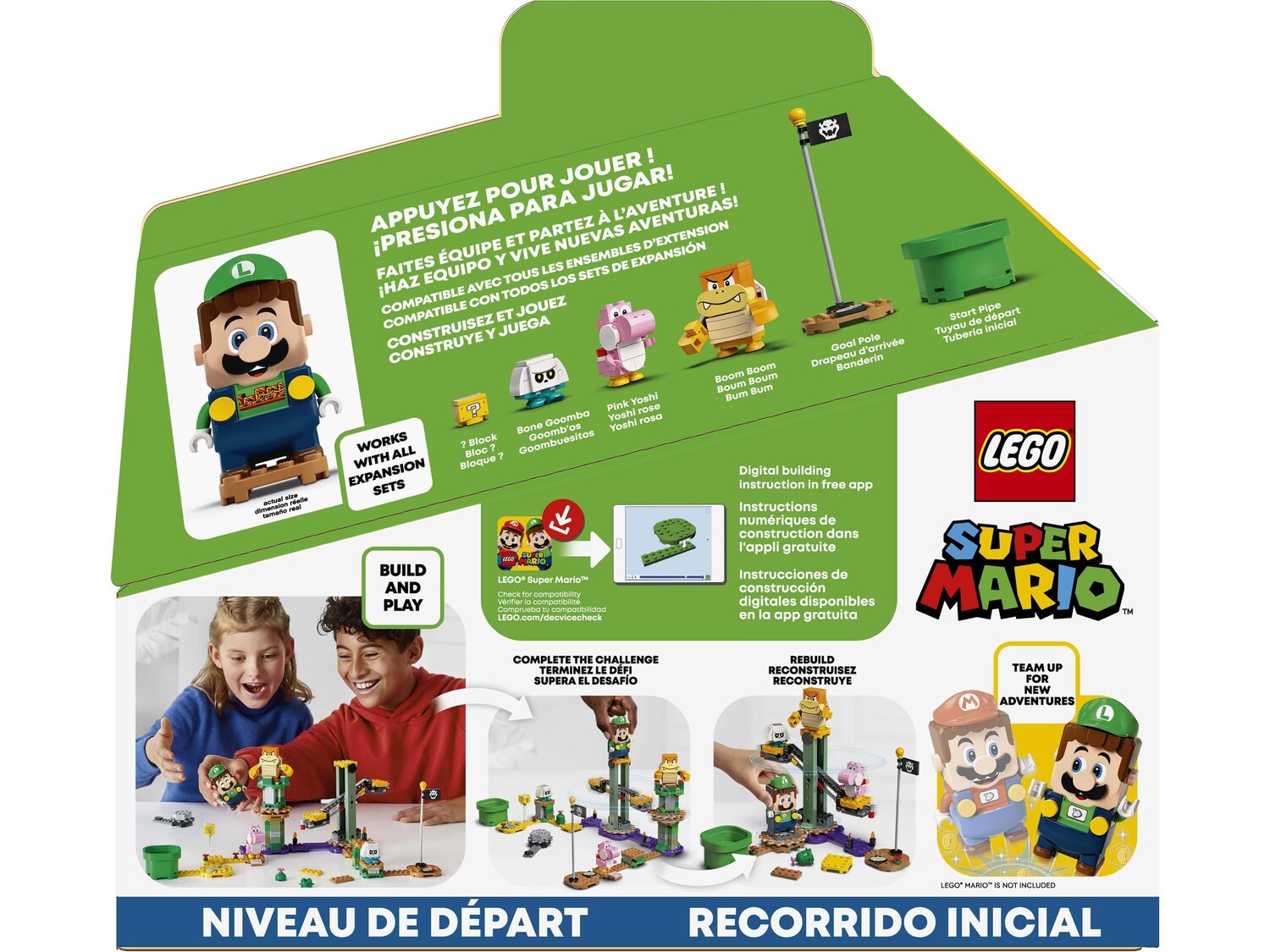 Конструктор Lego Super Mario Adventures with Luigi Starter Course 71387, 280 деталей — фото 3