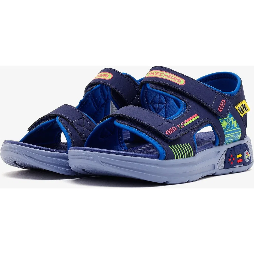 Детские сандалии для мальчиков с ремешками Power Splash Skechers — фото 3