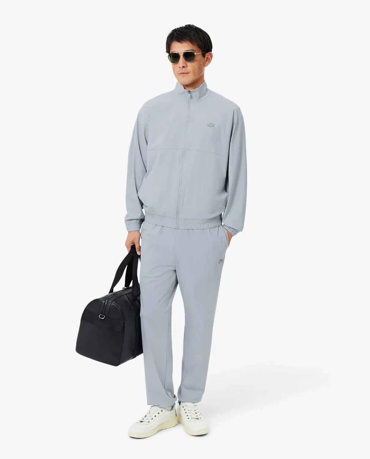 Толстовка мужская Lacoste SH9206-00, с молнией, Gris — фото 4
