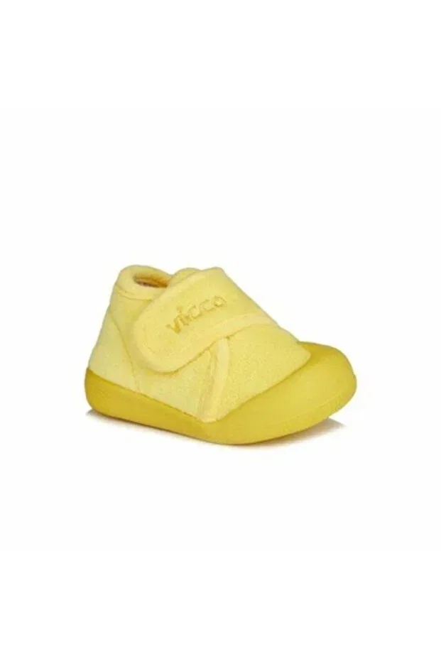 Детские тапочки-следки с коротким каблуком Vicco, Yellow