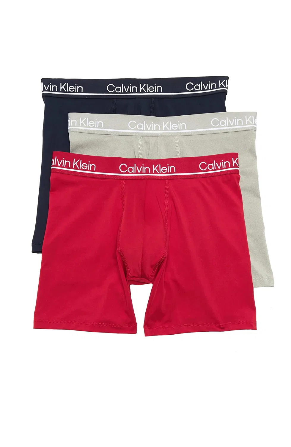 Мужские боксеры-слипы из микрофибры с эластаном, 3 шт., Calvin Klein, O (Np2444-620)/R