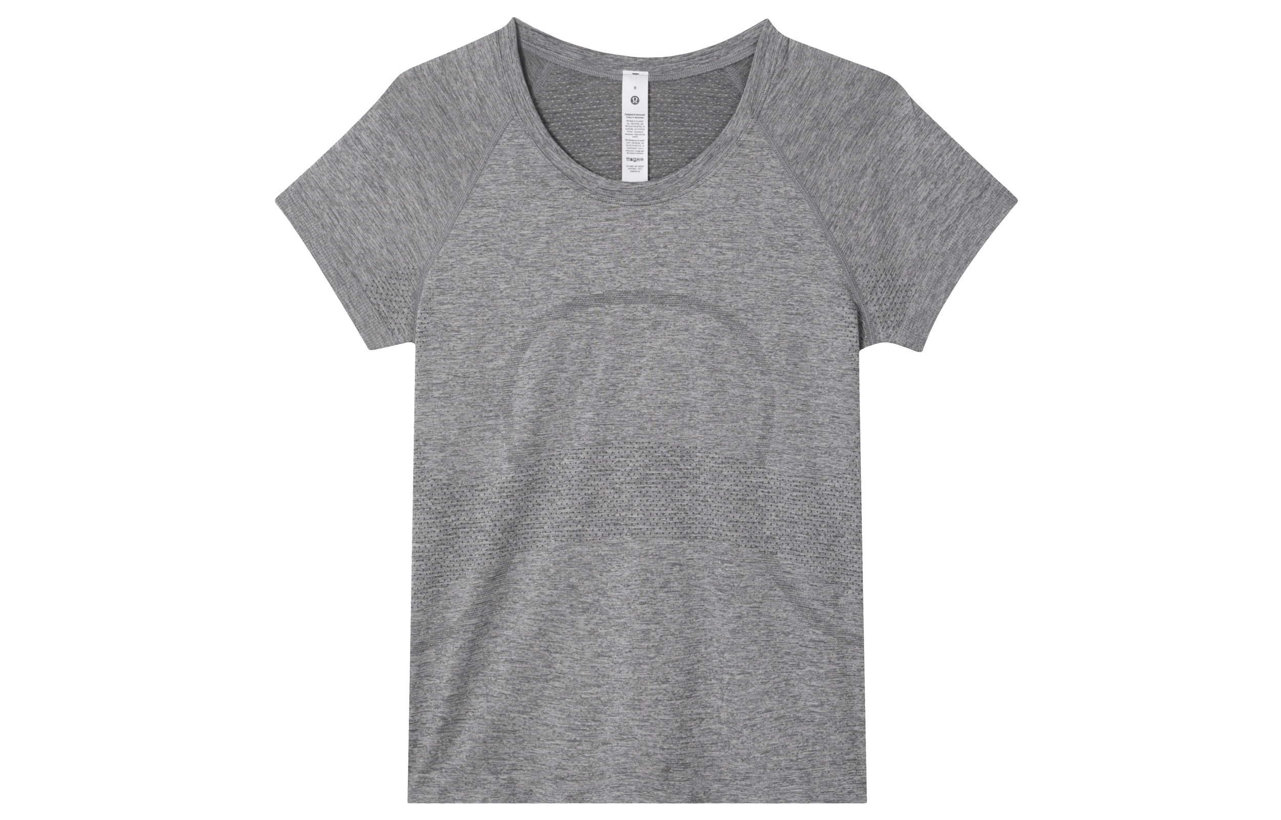 

Женская футболка Swiftly Tech с рукавами реглан Lululemon, Slate Gray/White/SLTE/WHT