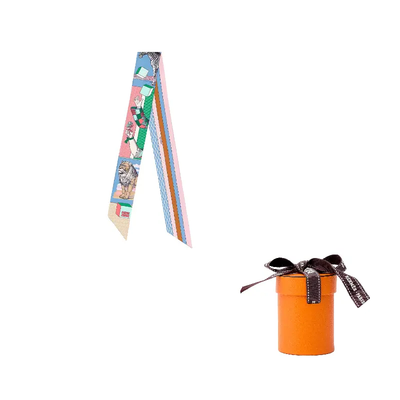 

HERMES Шёлковый шарф унисекс разноцветный, Multicolor