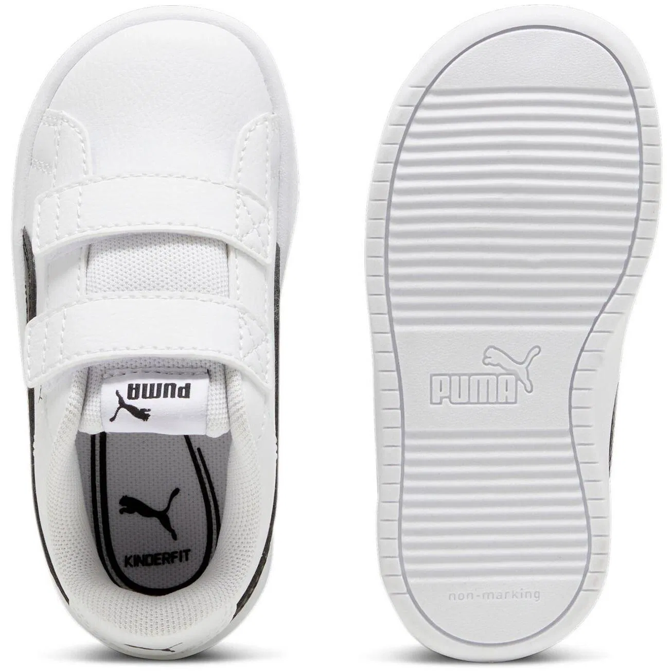 Детские кроссовки из экокожи Puma Rickie Classic V Inf, Weiß — фото 2