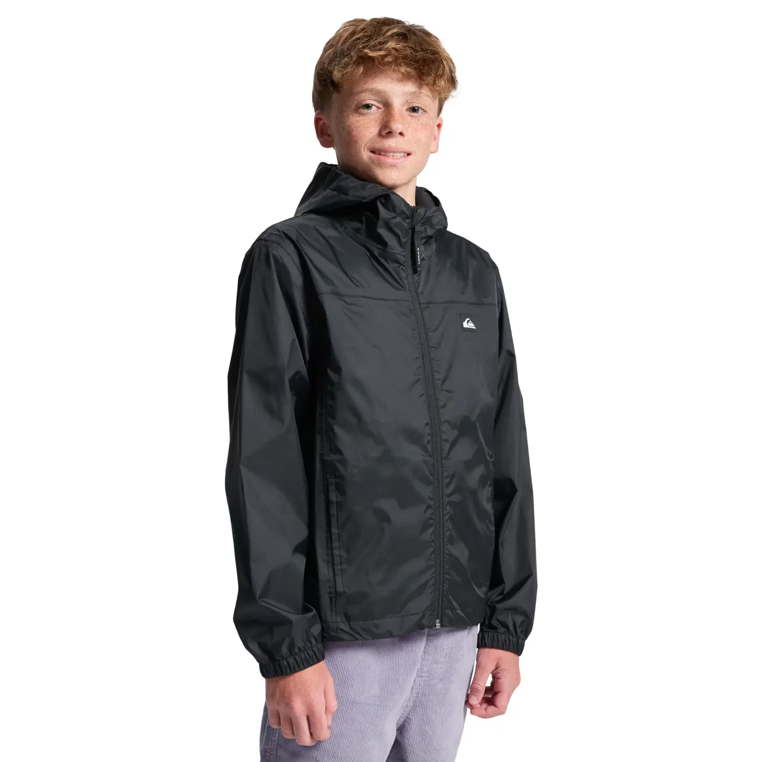 Детская куртка для мальчиков с капюшоном Overcast 3K Tape Quiksilver, Negro — фото 3