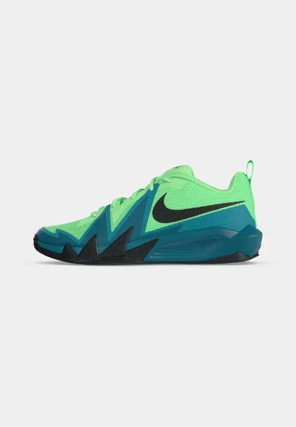 Кроссовки баскетбольные с дышащей сеткой Dynamite Nike Performance Illusion Green/Black/Bright Spruce/Energy, черный/зеленый — фото 2