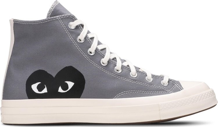 

Кроссовки Converse Comme des Garçons PLAY x Chuck 70 High Steel Gray, серый