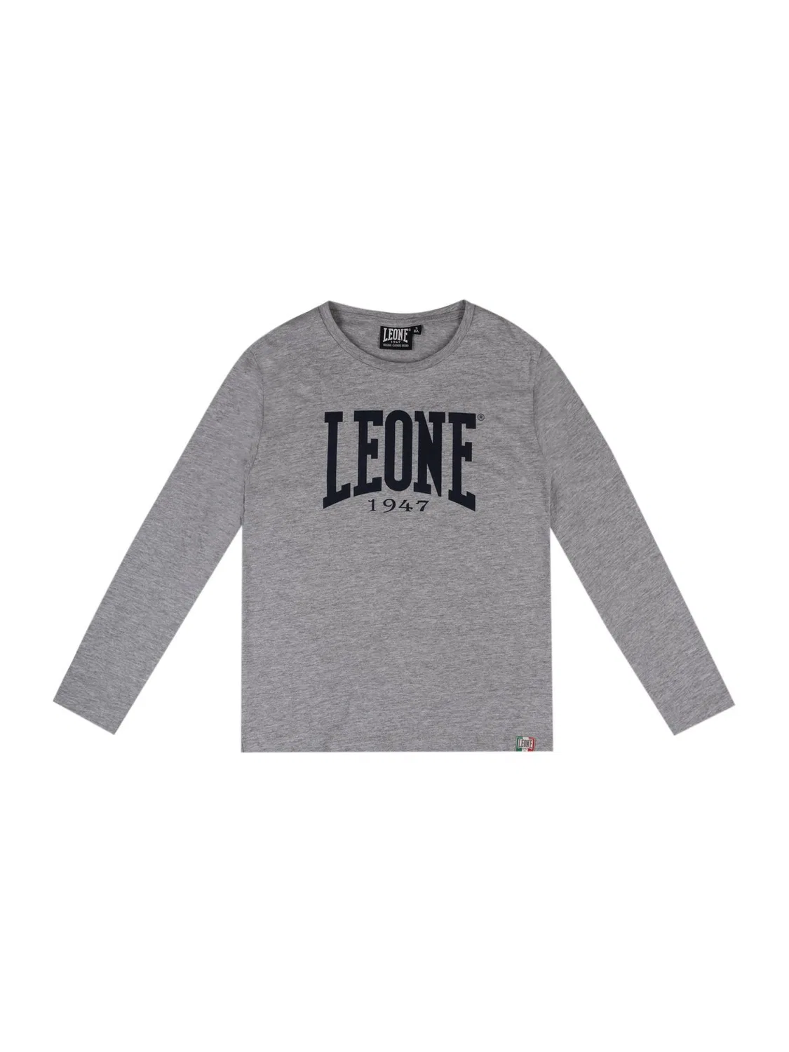 Детская футболка с длинным рукавом Basic Leone 1947 Apparel, Grau