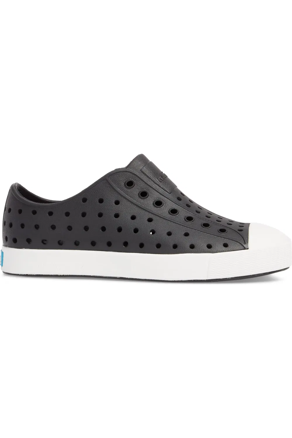Кеды детские водонепроницаемые Jefferson Slip-On Native Shoes, Jiffy Black/Shell White — фото 3