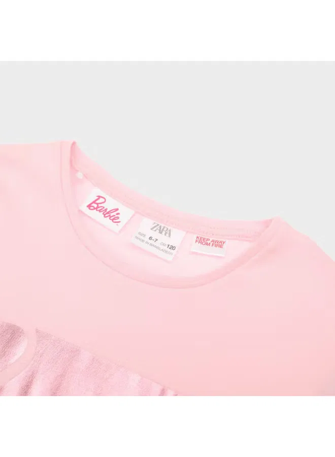 Комплект домашней одежды с длинным рукавом Zara, розовый — фото 4