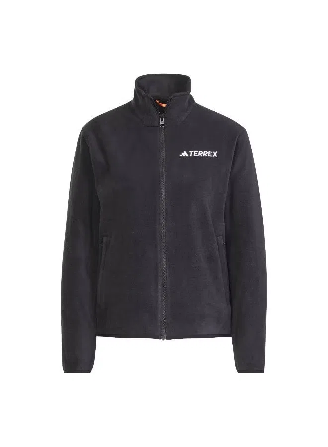 Куртка флисовая на молнии Multi Essentials Adidas, черный — фото 2