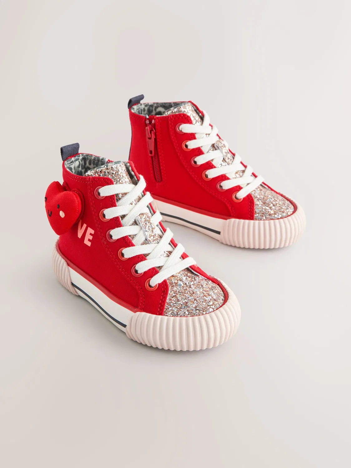 Кеды высокие Red Heart Standard Fit Next, красный — фото 3