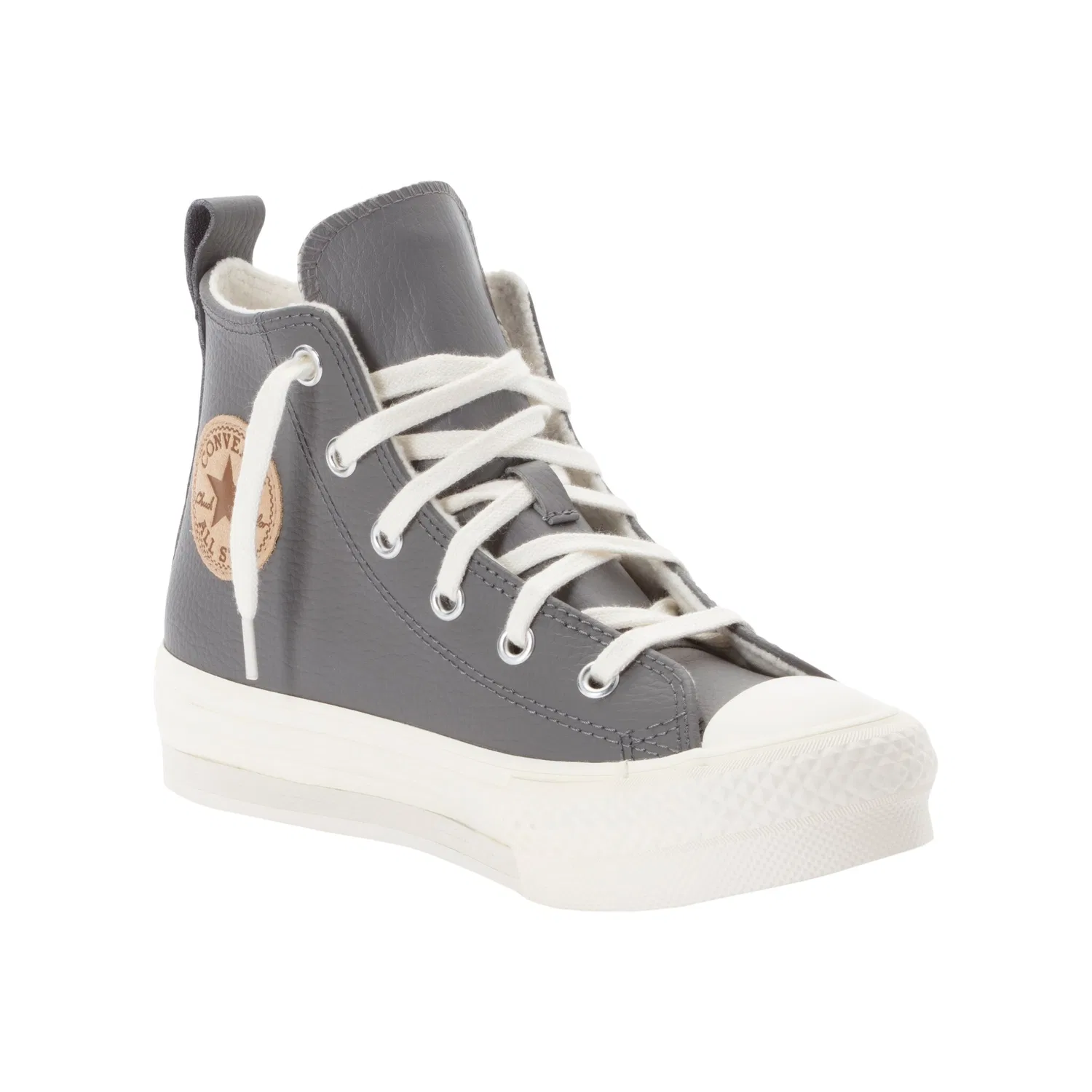 Детские кеды на шнуровке Converse, Sharkskin/Warm Quarry/Egret