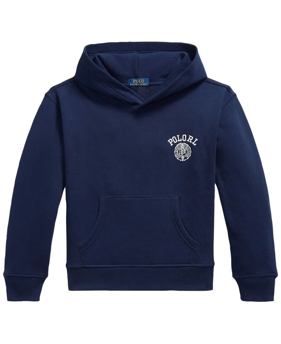 Худи оверсайз с вышивкой Polo Ralph Lauren, Refined Navy