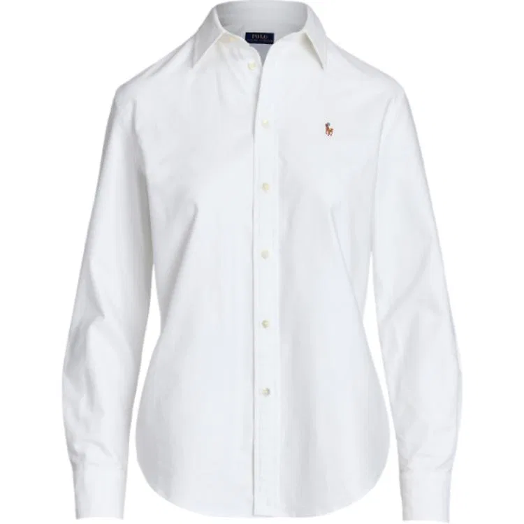 Женская рубашка с длинным рукавом Polo Ralph Lauren, White