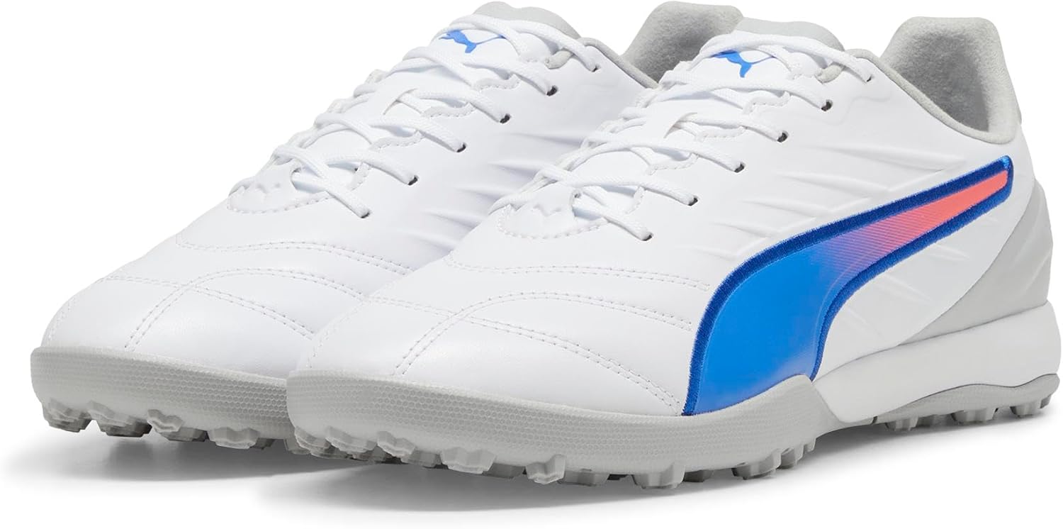 

Мужские футбольные бутсы PUMA, белый/синий/светло-серый