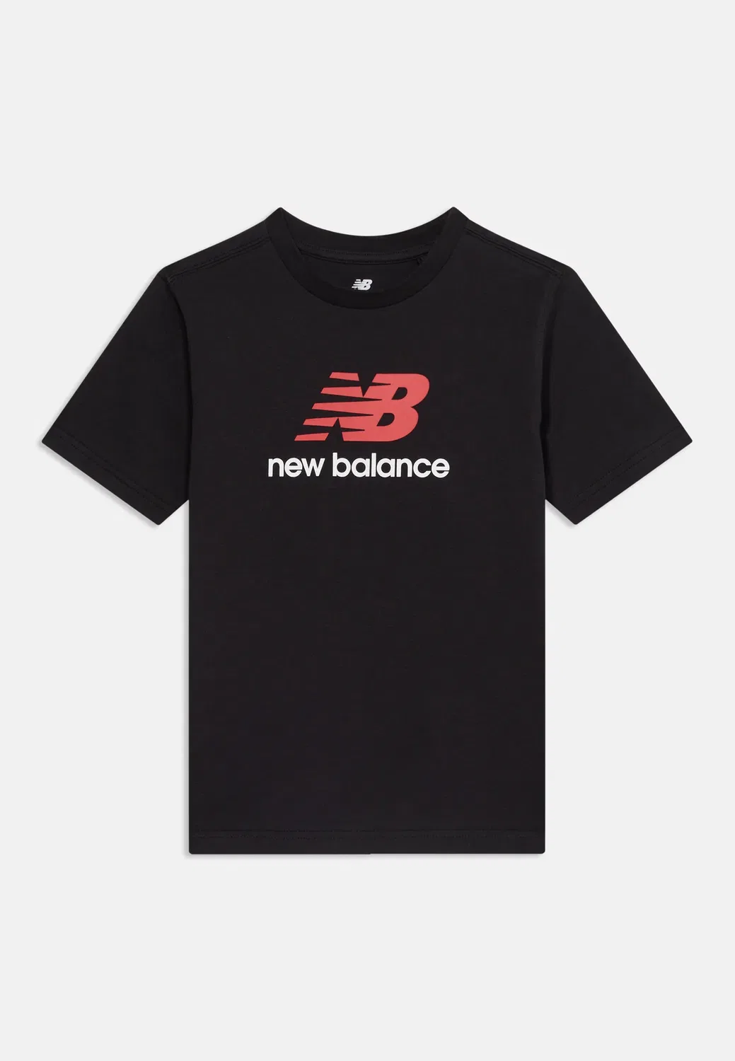 Футболка с принтом и логотипом Stacked New Balance, Caviar — фото 3
