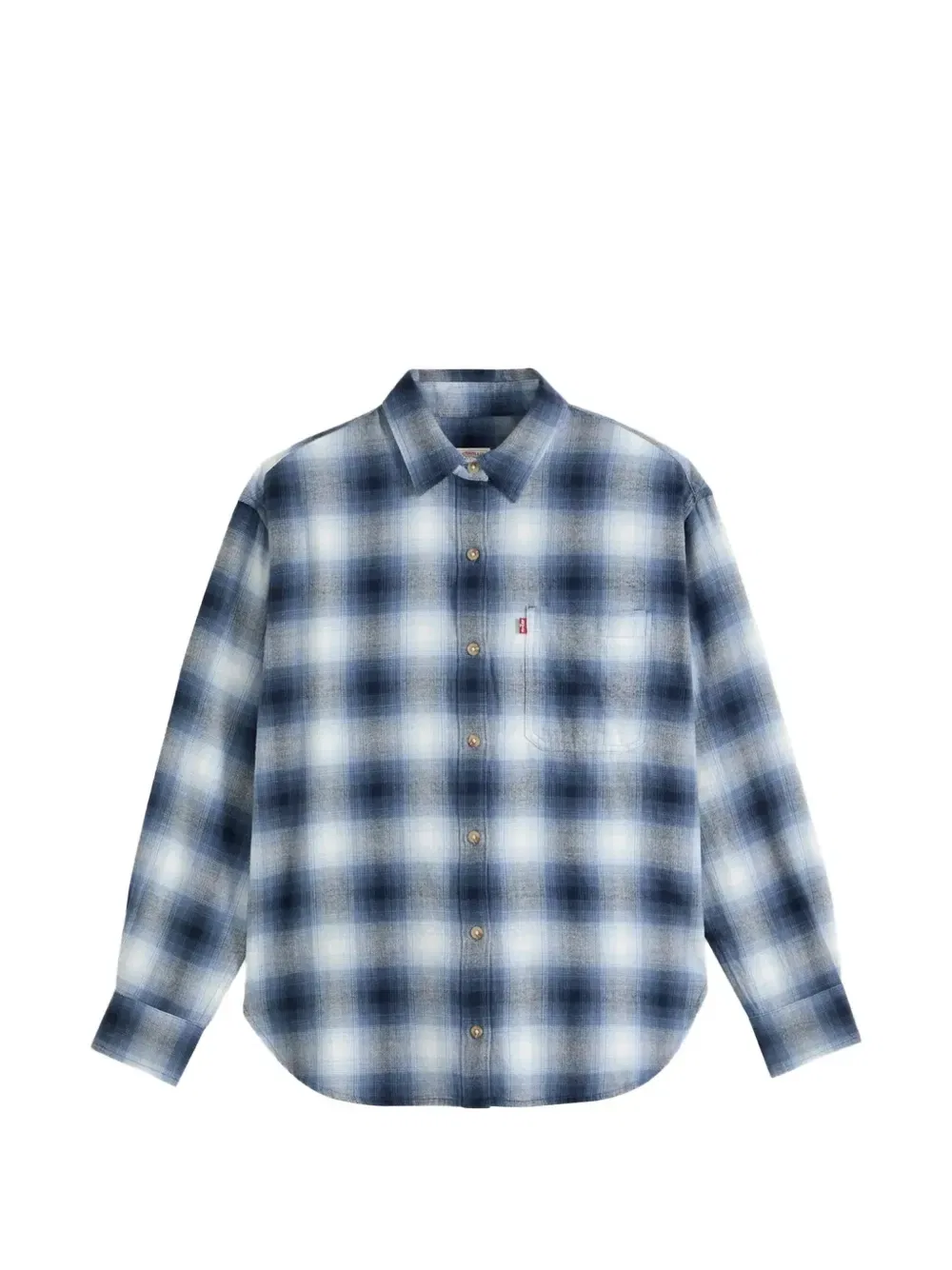 Рубашка Nash из фланели в клетку Levi's, синий