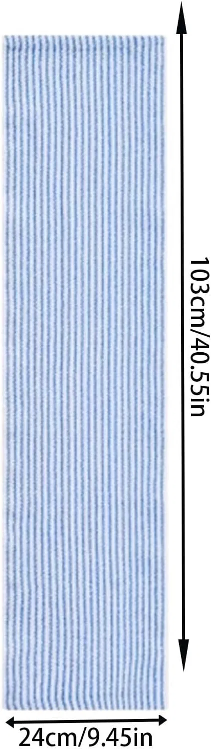Скраб-полотенце для тела из полиэстера и волокна, 24x102 см Generic — фото 2